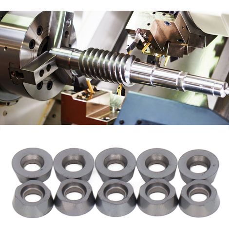 10-teiliger CNC-indexierbarer Hartmetall-Schaftfräserhalter, hartmetallbeschichtet, für Metalldrehmaschinen, Schneidwerkzeug RPMW08T2MOE-P (1/5)