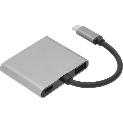 4-in-1 USB-C Dockingstation-Hub mit Multi-Screen-Netzteil für Laptops (1/5)