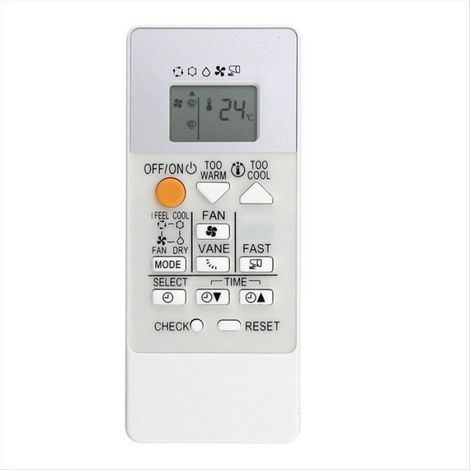 Télécommande - Pour Climatiseur Mitsubishi RH19B - Remplacement Compatible - Fonctionnelle Et Prête À L'emploi - 1 Pièce (1/5)