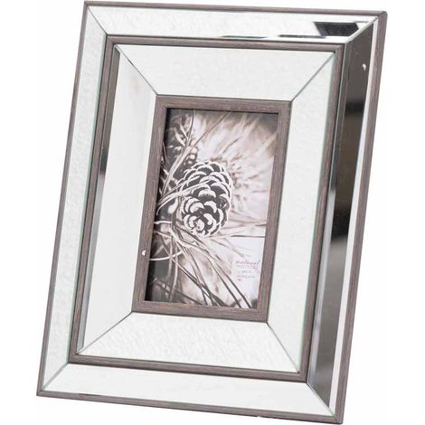 Tristan Mirror 4X6 Frame - Glass/Wood - L2 x W24 x H29 cm - Brown