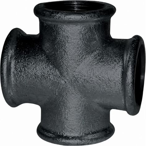Kreuz 90° weiblich 33x42 schwarz
