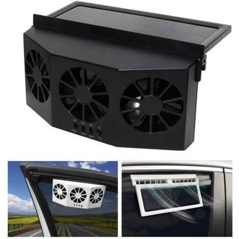 Ventilateur d'extraction de Voiture à énergie Solaire, Ventilateur de radiateur de Voiture, Ventilateur de radiateur d'échappement d'aérateur (1/3)