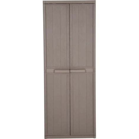 Maison Exclusive - Armadio da Giardino Marrone 65x45x172 cm in PP Aspetto Legno