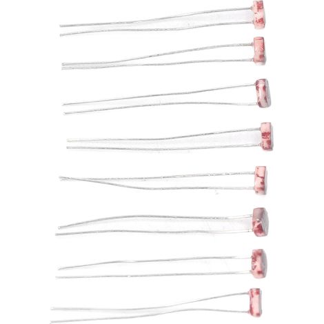 Lot de 50 photorésistances GM5539 cellule photoconductrice 5mm capteur de lumière semiconducteur (1/5)