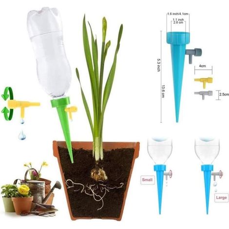 Irrigation Goutte à Goutte Kit,16 Pcs d'arrosage Automatique avec Vannes de Régulation,Débit d'eau Réglable,Arroseurs Automatiques (1/3)