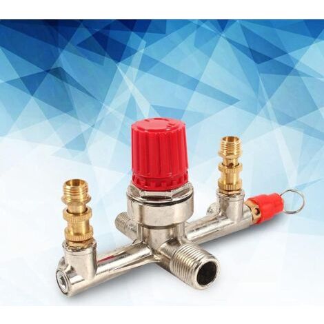 1 Commutateur Compresseur Air, Alliage, Décompression Rapide, Joint V, Étanchéité, Pour Compresseur Piston (1/4)