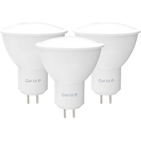 Bombilla ilumin dicr led garza gu 5.3 7w 700lm 4000k 3 pz