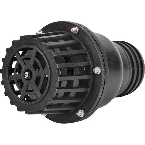 Beyamis Clapet anti-retour plat en PVC noir pour pompe à eau (3 pouces) (1/5)