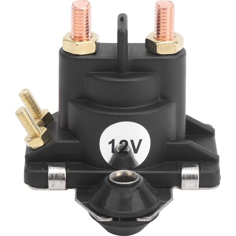 Relais 12V pour bateau 89-818997A1 89-850187T120HP, compatible moteur 25-40HP, composant électrique marin, pièce de rechange robuste, commutation fiable. (1/5)