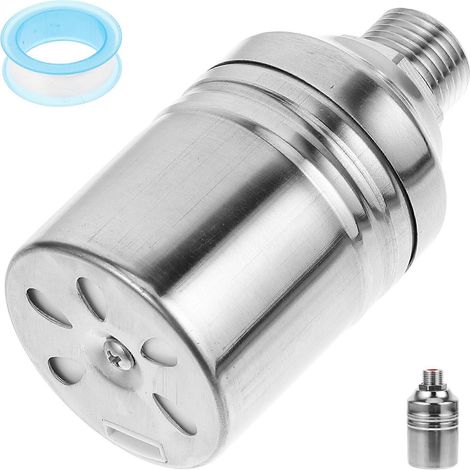 Robinet à flotteur pour réservoir d'eau, en acier inoxydable, pour lavage de voiture, 9 x 5 x 5 cm, facile à installer, 1 pièce (1/5)