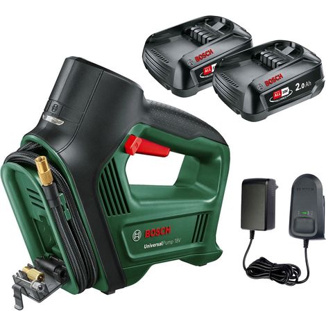 Bosch UniversalPump 18V Cordless Air Pump Compressed Air Car Bike 2 x 2.0Ah Batt (1/5)