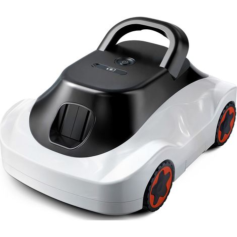 Robot Piscine, Aspirateur Piscine sans Fil, 180 Min d'Autonomie, Aspiration Puissante, Navigation Intelligente, Filtration Ultra-Fine, Auto-Parking, Robot Piscine sans Fil pour Piscines Hors Sol 200m²