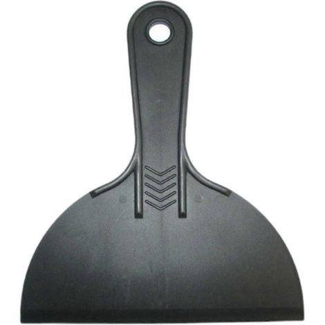 Couteau à mastic en plastique, outil à enduire noir, spatule confortable, outil flexible pour rayer la peinture lors de projets de bricolage-6inch