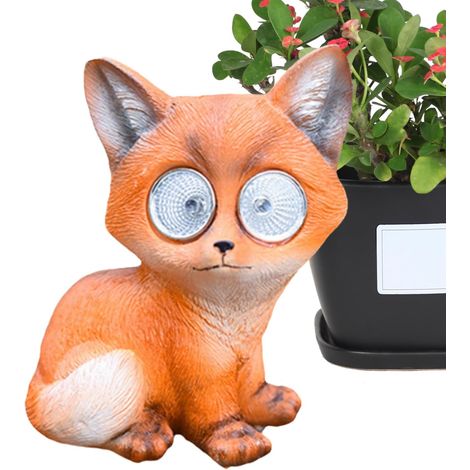 solarbetriebenes Tier Statuen von Figuren leichte Tiere