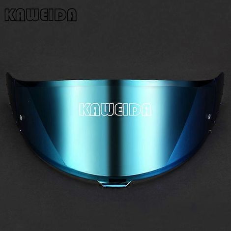 Visière de casque SHOEI RF1400 NXR2 CWR-F2 CWR-F2R Z8 X15 X-Fifteen X-SPR Pro avec protection solaire et UV. Couleur : Bleu glacier. (1/4)