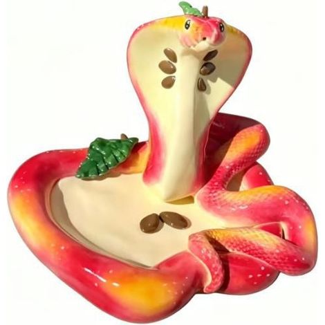 Neue Schmuckschale in Form einer Fruchtkobra aus Kunstharz – Typ B