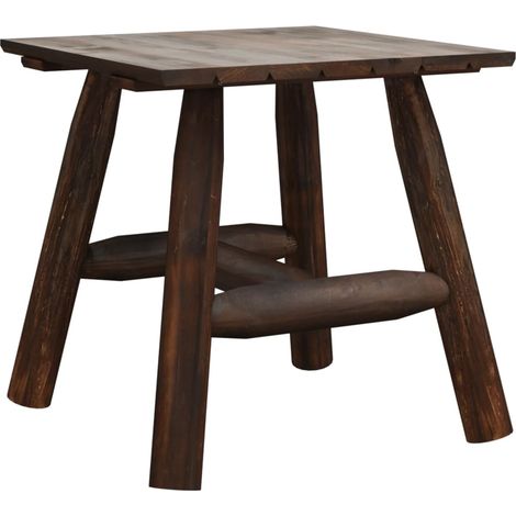 Table d'appoint,Table basse,Table de Salon 49x49x50 cm bois massif d'épicéa CFW72375 (1/5)