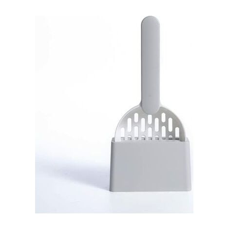 Pelle À Litière En Plastique Abs Pour Chat Outil De Nettoyage Pour Nettoyer Crottes De Chat - Gris (1/5)