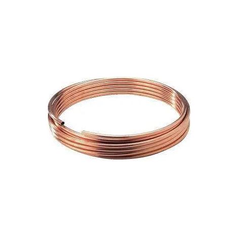 Couronne de cuivre recuit diamètre 12 mm, 25 mètres