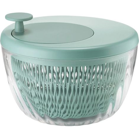Guzzini centrifuga insalata SpinandStore, 26 cm, 5 litri, con coperchio, colore malva