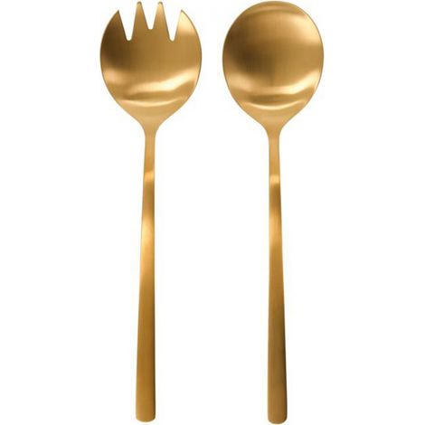 Couverts à salade Golden (1/4)