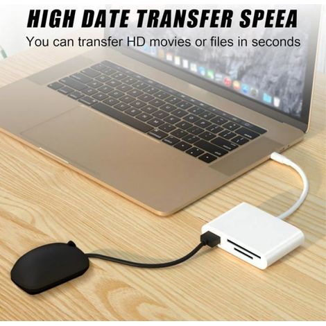 Lecteur Carte Sd Usb C, Adaptateur Carte Sd Usb C Avec Otg, Lecteurs De Carte Mémoire Externes Pour (1/5)