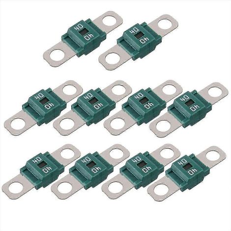 Fusible haute intensité AMI/Midi 40A, fusible à boulonner, compatible avec les voitures, camions, véhicules de chantier, bus, etc. (1/5)