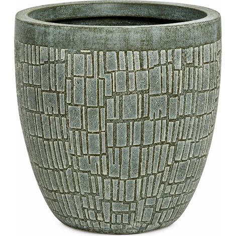Vaso per piante Dean verde Ø44 × H43 cm