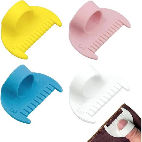 Herramienta para rematar bordes de costura, juego de 4 reglas de costura, plantilla de costura de 4 mm, herramienta de medición de regla de costura, regla de costura (4 mm)