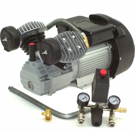 DRUCKLUFT KOMPRESSOR AGGREGAT 44316 V-Zylinder 356L 3PS Elektromotor 230 Volt