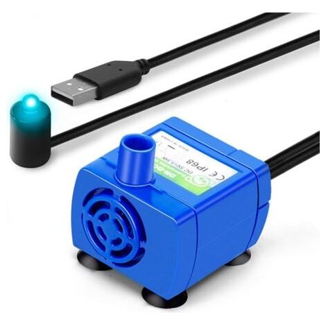 1pc Pompe à eau électrique submersible silencieuse de nouvelle génération, faible consommation d'énergie, pompe de fontaine Cat (1/4)