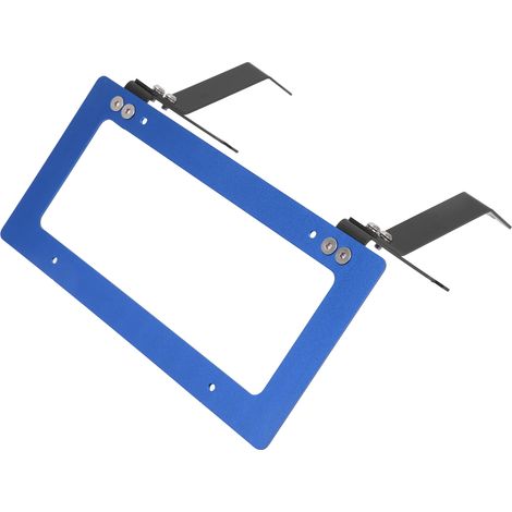 Kennzeichenhalterung aus Aluminium für Tesla Model 3 (2017–2022), blau (1/5)