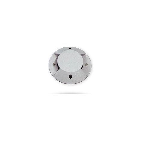 Encastré de sol fluo 10W Ø 205mm gris 2D indirect avec lampe 4000K G24q-1 ballast elec IK08 IP67 ILO DUAL EBENOID 079700 (1/2)