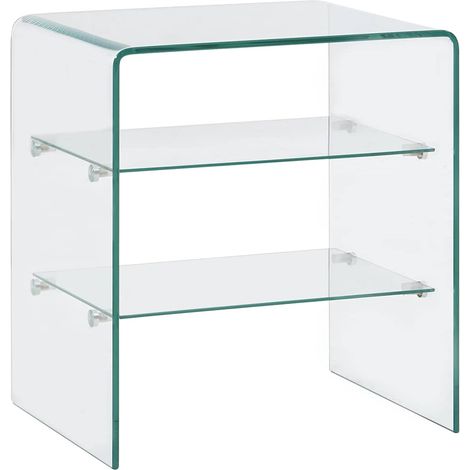 vidaXL Tavolino da Salotto 50x40x56 cm in Vetro Temperato (1/5)