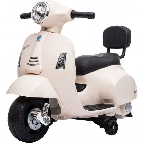 Elektro Motorrad Mini Vespa GTS 6V – Lithium, Sitz, Rückenlehne, 1,5-3 J. (1/5)