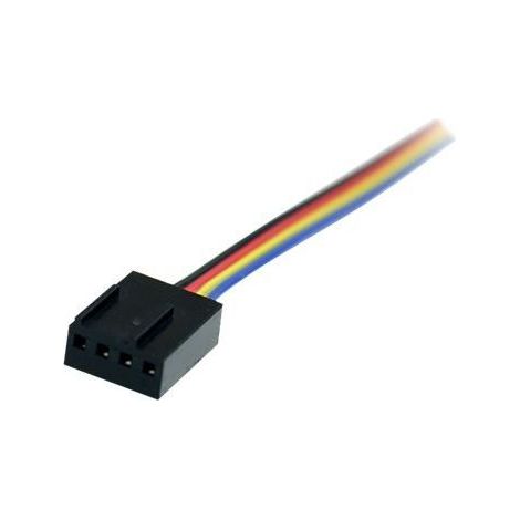 StarTech.com 30cm 4 Pin Molex Lüfter Verlängerungskabel - St/Bu (1/5)