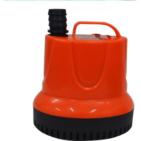 Pompe submersible filtration aquarium aspiration inférieure IPX8 étanche ABS plastique grand débit 1800L/H 105x85x95mm (1/5)