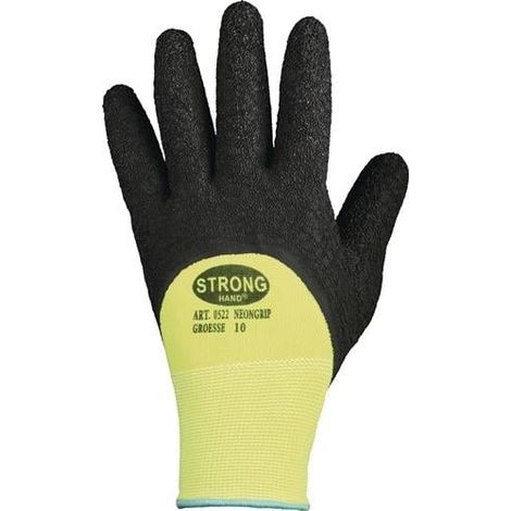 Guante  NEONGRIP  Talla  11  amarillo/negro  EN  420,  EN  388  EPI  II  STRONGHAND (1/4)