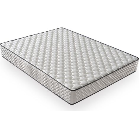 Matelas Mousse 160x200 - Ferme - Réversible - Côté Été/hiver - H20 Cm