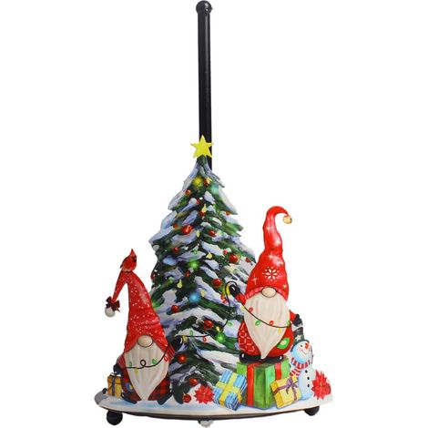 Porte-rouleau de papier toilette vertical Noël, organisateur (1/5)