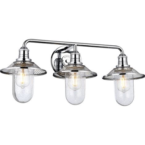 Rigby Lampada da parete Hinkley 3 luci cromata lucida IP44 (1/5)