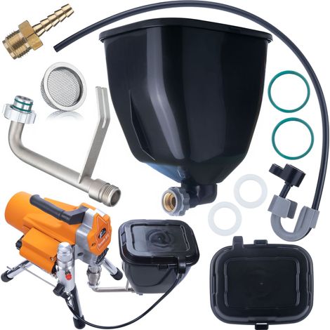 Serbatoio Vernice 6L per Pistola a Spruzzo – Compatibile con Graco, Rosfix, Zenthril Alta Qualità, Facile Installazione, Versatilità