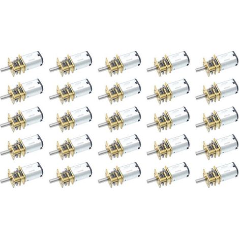 Adatto per motori a ingranaggi metallici GA12-N20 da 3V, con una velocità di 15 giri/min. (1/4)