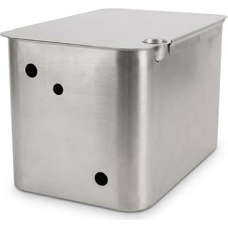 MAKA Vaso di Espansione Aperto Inox per Termocamino e Termostufa 50 litri (1/5)