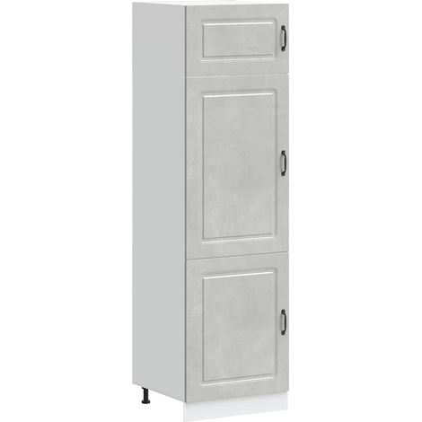 Maison Exclusive - Armadio da Cucina Kalmar Grigio Cemento in Legno Multistrato