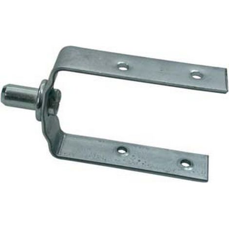 10PZ FORCELLA CON PERNO PER RULLO LEGNO PER AVVOLGIBILI - perno ø mm.12, mm.58x1