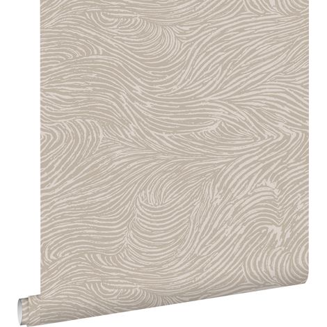 papier peint 3D motif nuages taupe  - ESTAhome (1/5)