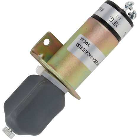 Électrovanne d'arrêt à 2 bornes en acier inoxydable pour moteur Kubota DF 750 DC12V (1/5)