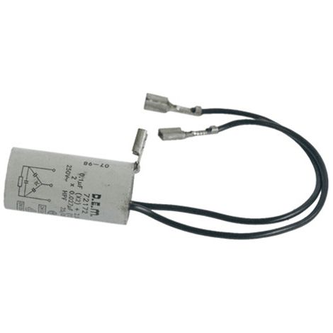 FILTRE ANTI-PARASITES 0.1UF(2)+22UF 2X0. pour LAVE LINGE FAR...
