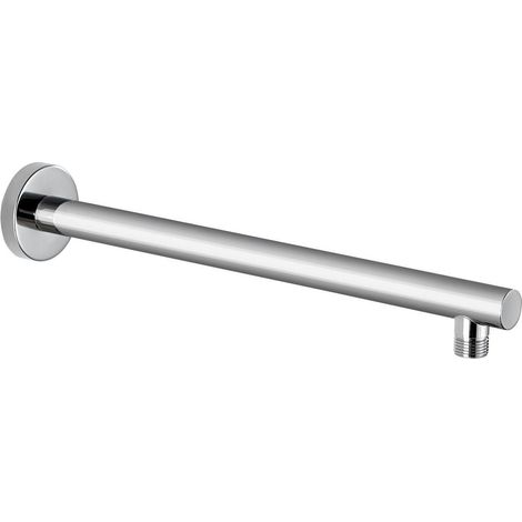 Duscharm Verlängerung 38cm Edelstahl Wandmontage mit Flansch Chrom (1/5)